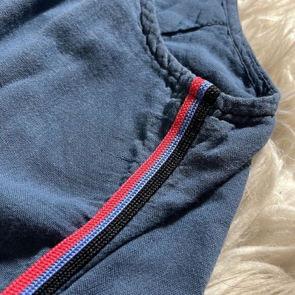 Sundry Dress Womens size M Slip tiered Maxi pigment Navy Minimalist Boho Cotton - Picture 10 of 11